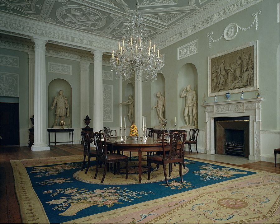 Lansdown House dining room, now in the Metropolitan Museum of Art, New York.