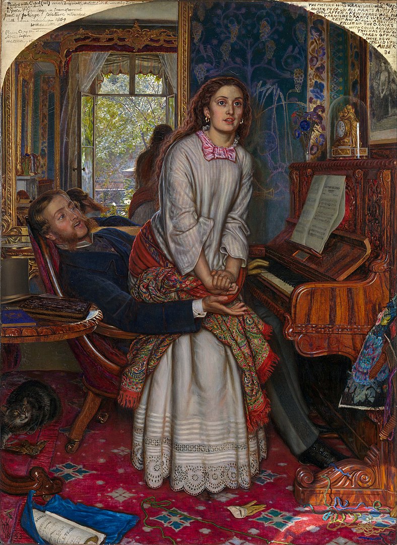 William Holman Hunt The Awakening Conscience 1853.