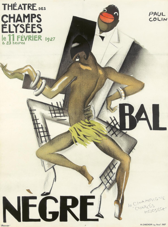 Paul Colin's famous poster for the Bal Nègre, 1927.
