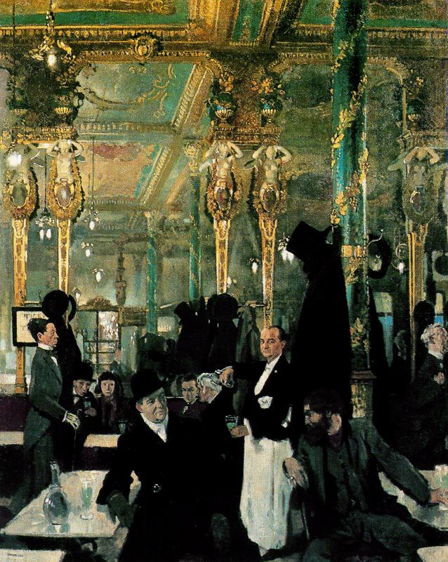 The Café Royal, London (William Orpen, 1912).