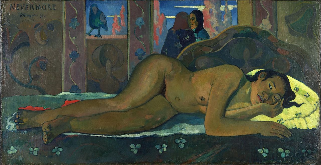 Nevermore (O Taiti), 1897, Courtauld Gallery, London.