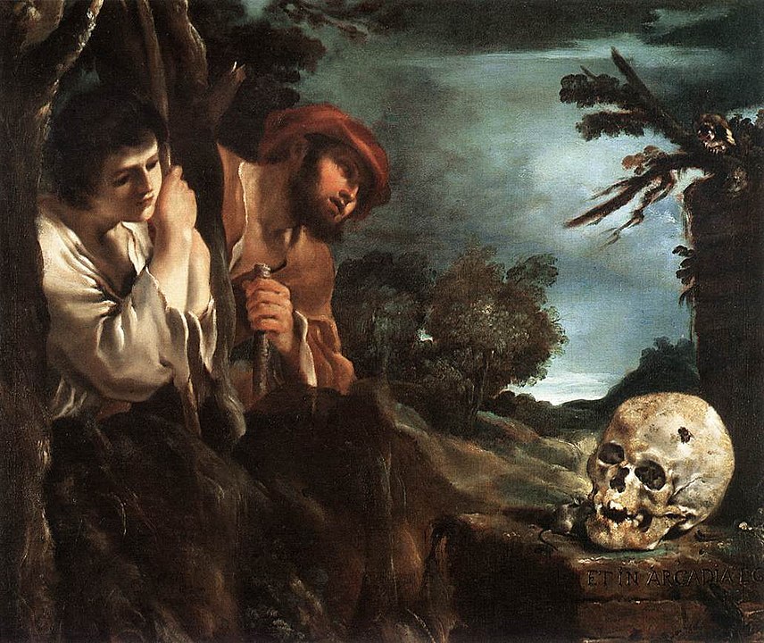 Et in Arcadia ego (The Arcadian Shepherds) by Giovanni Francesco Barbieri (Guercino).