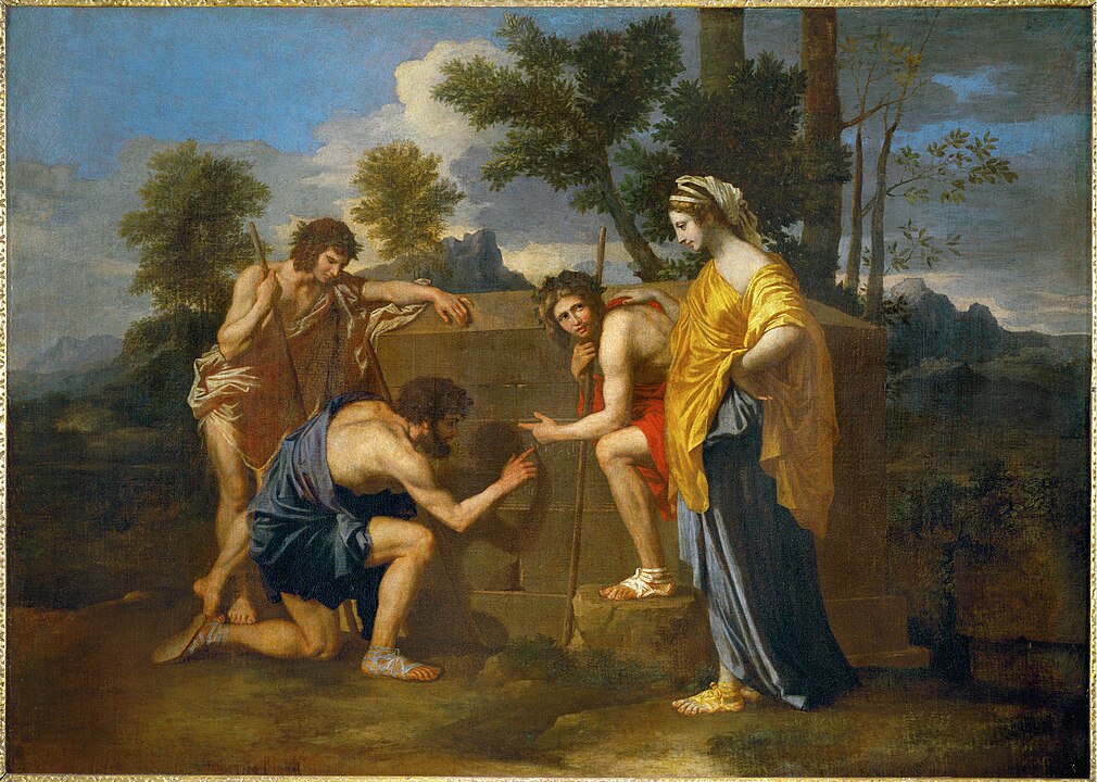 Nicolas Poussin - Et in Arcadia ego (deuxième version).