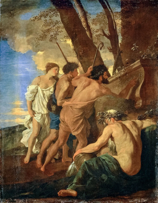 The Arcadian Shepherds by Nicolas Poussin, 1627.