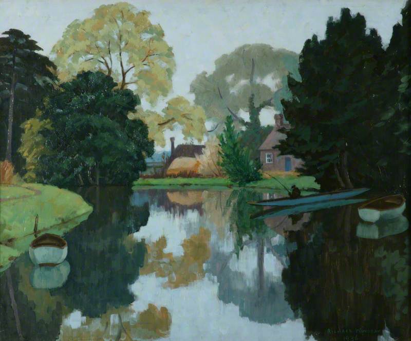 Richard Wyndham - 'The Medway near Tonbridge,' 1936.