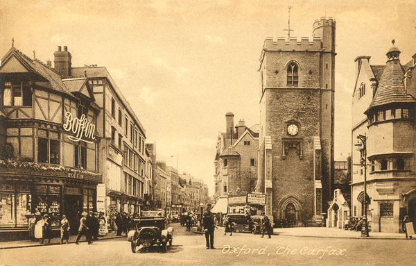 Frith & Co postcard 71997, showing a photograph of Carfax taken in 1922.