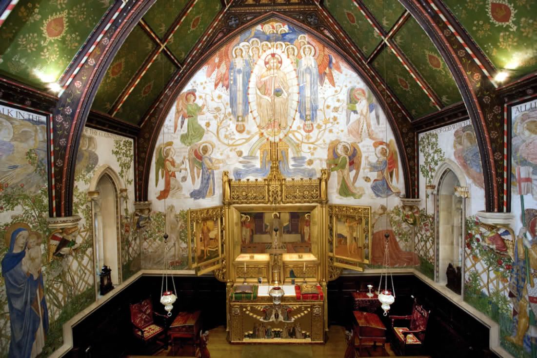 Madresfield Court chapel.